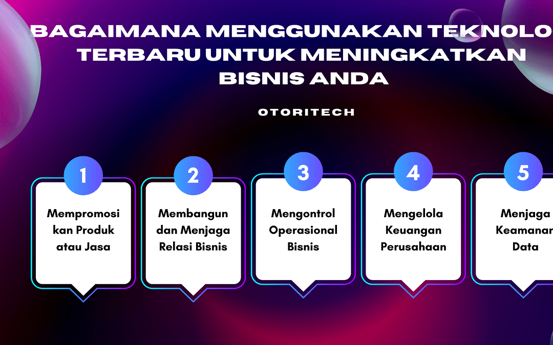 Bagaimana Menggunakan Teknologi Terbaru untuk Meningkatkan Bisnis Anda